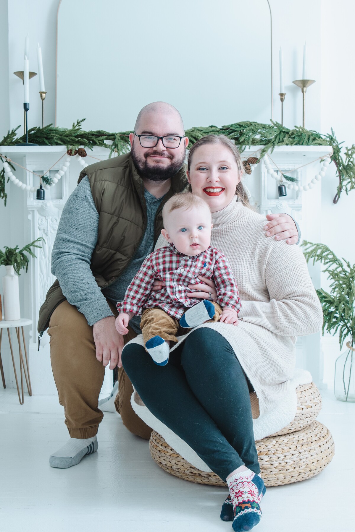 Larry with his family